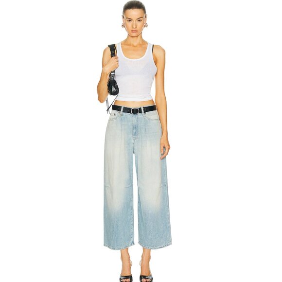 R13 Crop Wide Leg sz26 - Picture 1 of 9